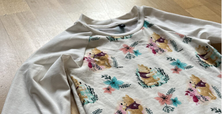 Babypullover im Raglanschnitt